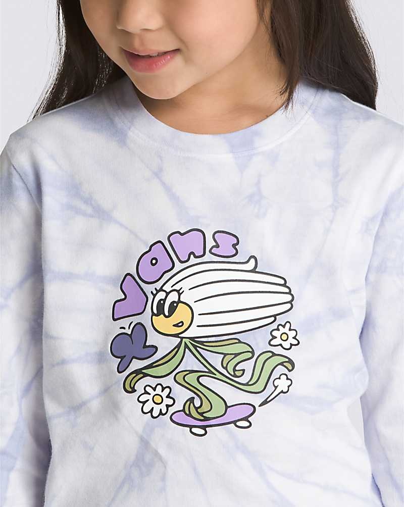 Kids' Vans Little Kids Sk8N Daisy T-Shirt Lavender | USA VHO-761045