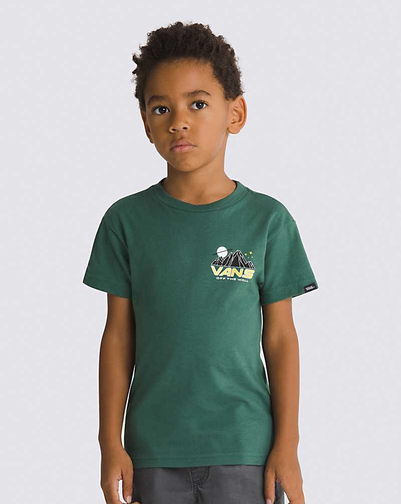 Kids' Vans Little Kids Space Camp T-Shirt Green | USA VKE-609751