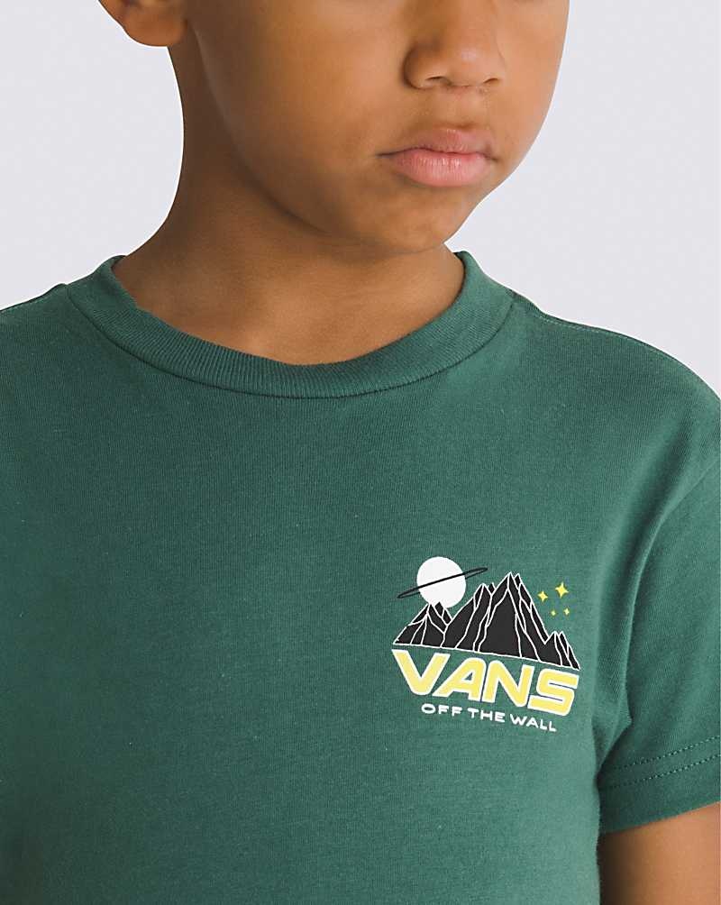 Kids' Vans Little Kids Space Camp T-Shirt Green | USA VKE-609751