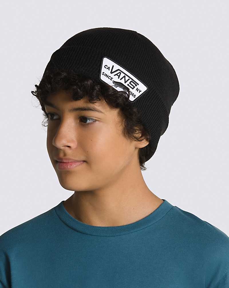 Kids' Vans Milford Beanie Black | USA IAC-405276