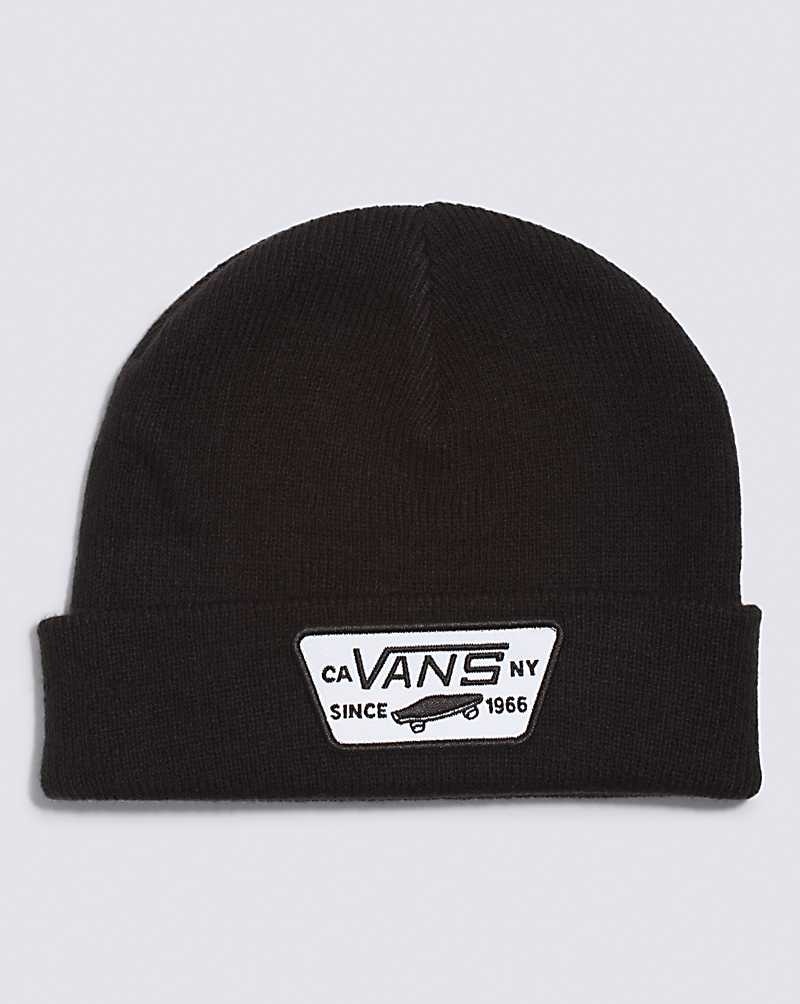 Kids\' Vans Milford Beanie Black | USA IAC-405276