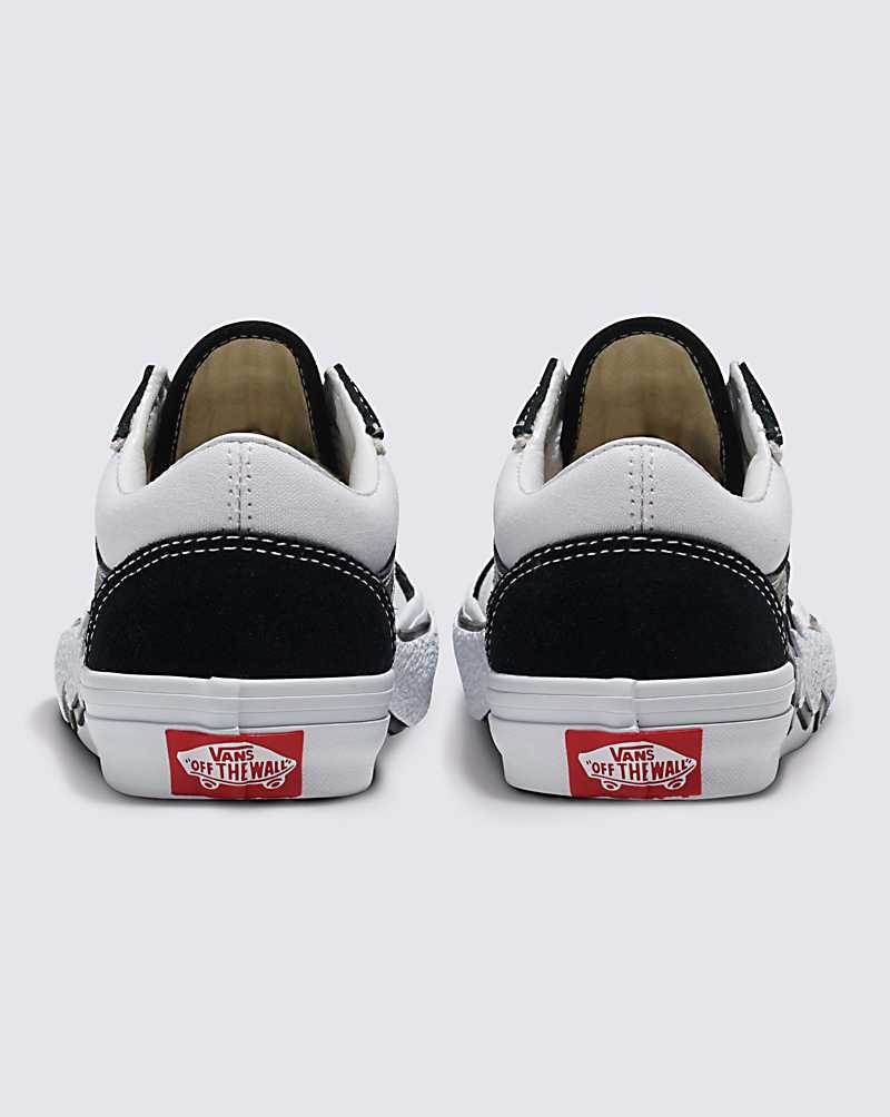 Kids' Vans Old Skool Bolt Shoes Black White | USA ZQF-945263