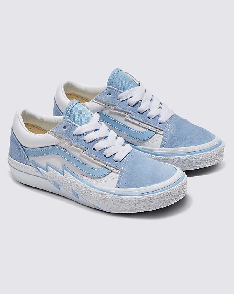 Kids' Vans Old Skool Bolt Shoes Blue | USA PKB-804937