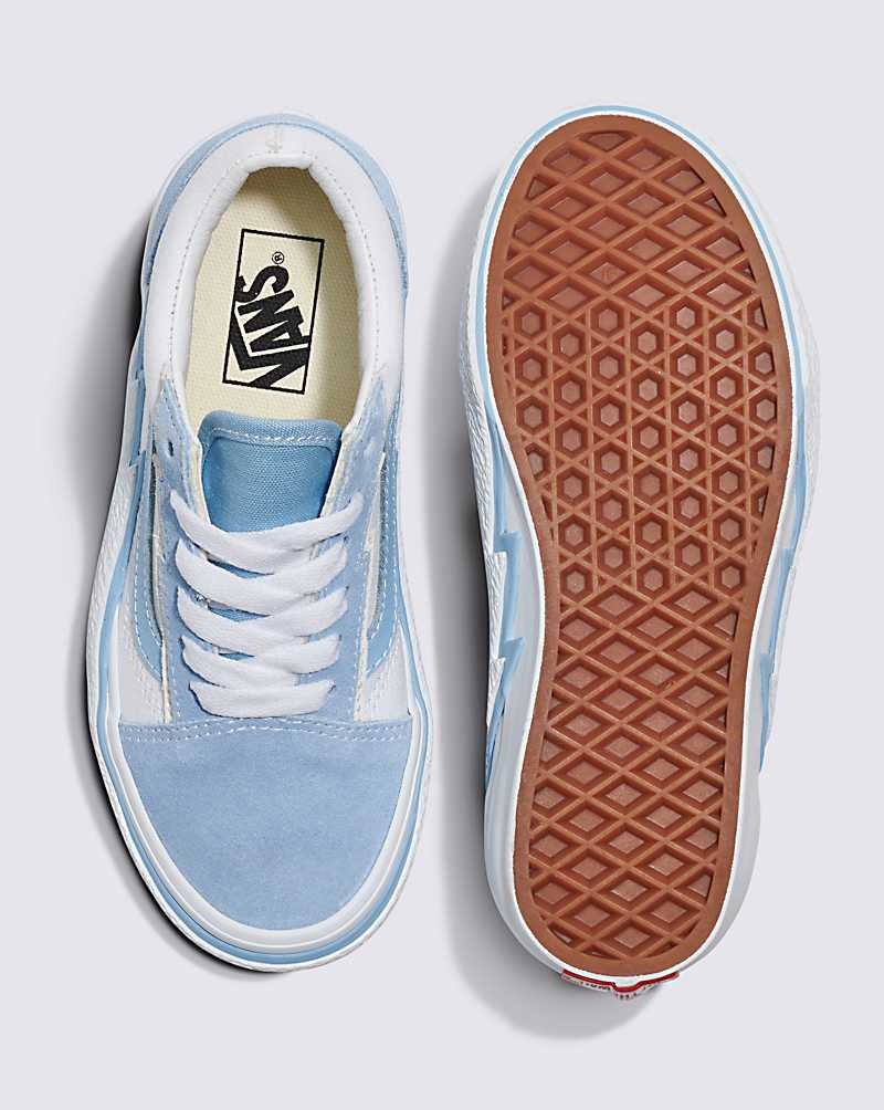 Kids' Vans Old Skool Bolt Shoes Blue | USA PKB-804937