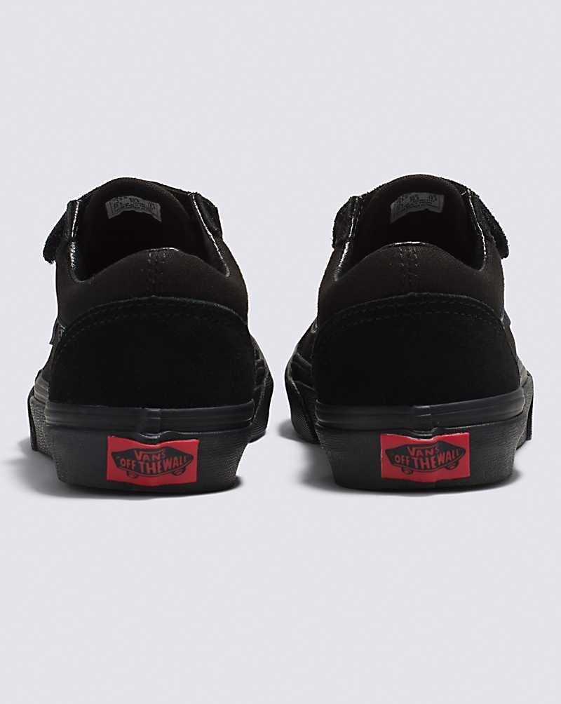 Kids' Vans Old Skool V Shoes Black | USA XUZ-410258