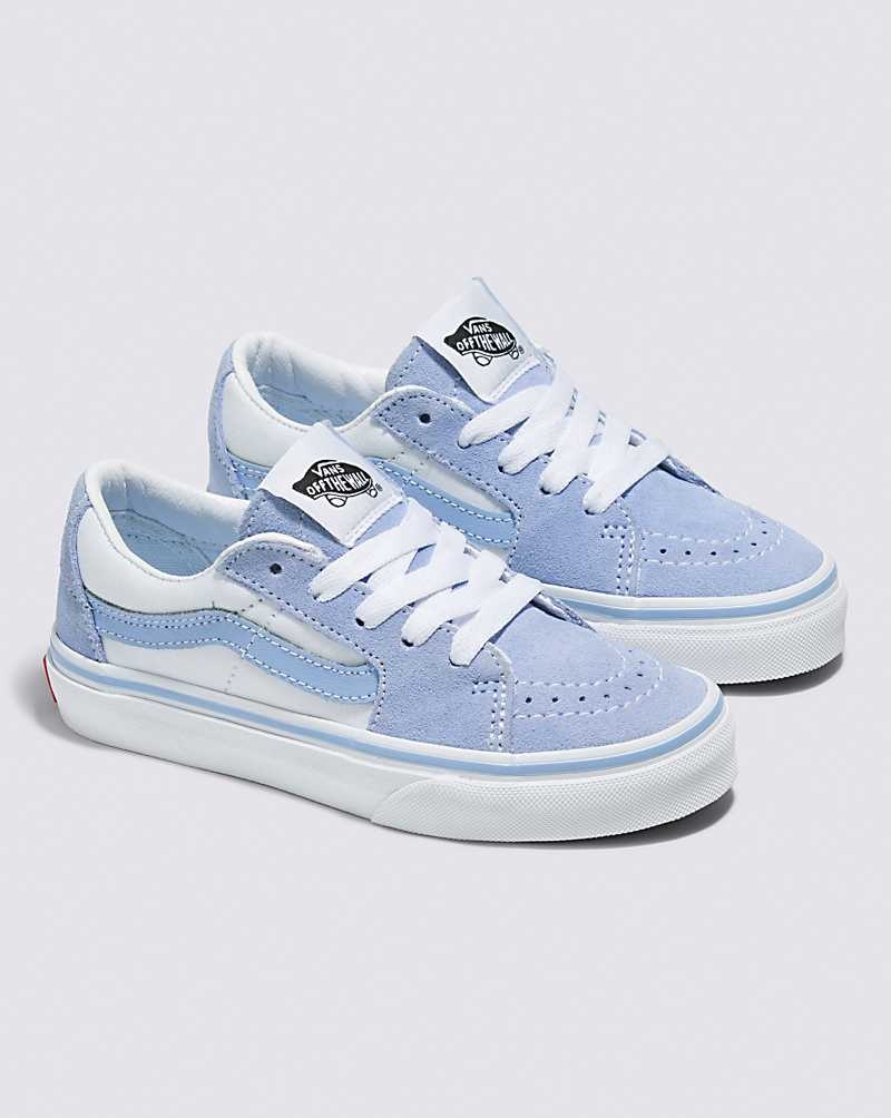 Kids' Vans Sk8-Low Varisty Shoes Blue | USA SRT-605749