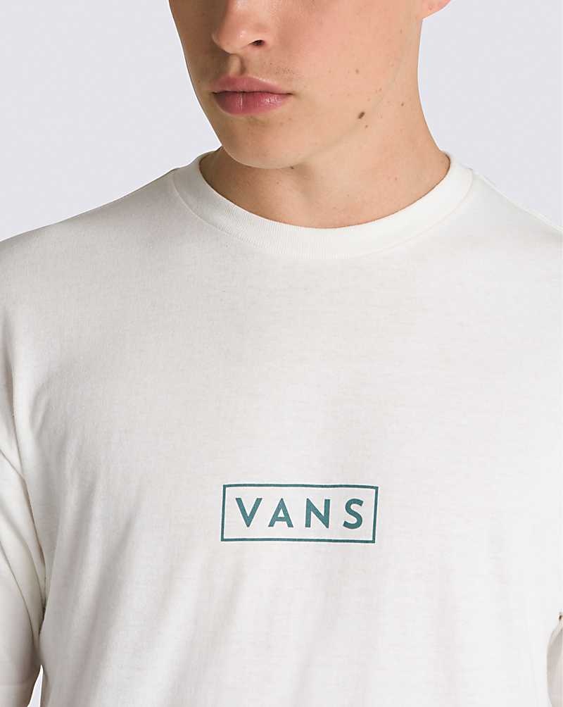 Men's Vans Classic Easy Box T-Shirt White | USA OZN-271038