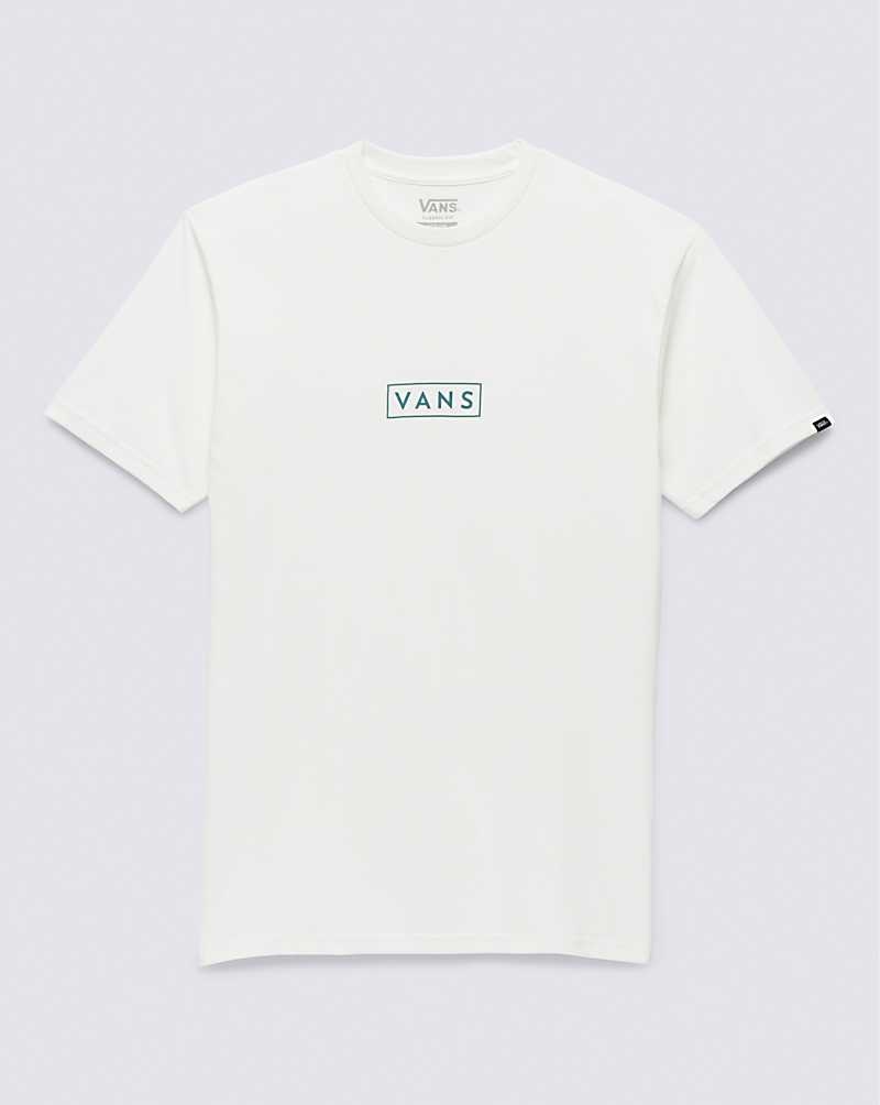 Men's Vans Classic Easy Box T-Shirt White | USA OZN-271038