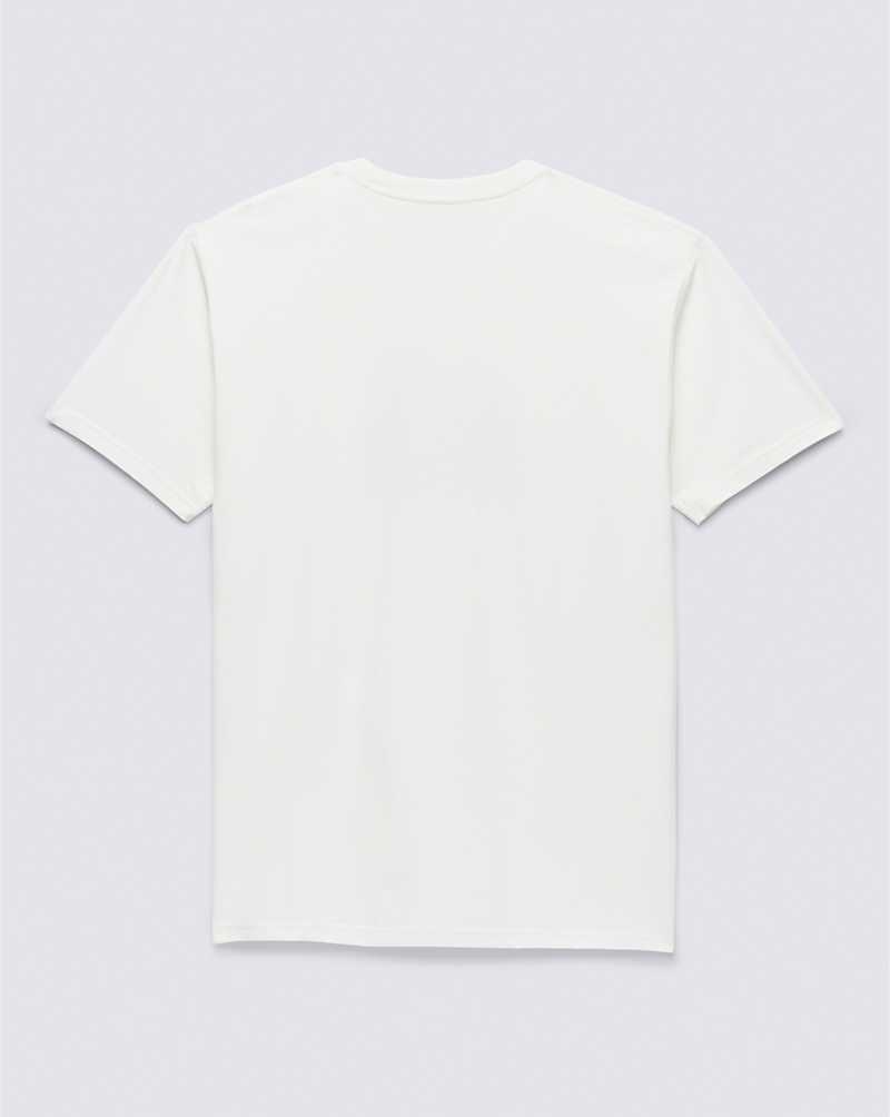 Men's Vans Classic Easy Box T-Shirt White | USA OZN-271038