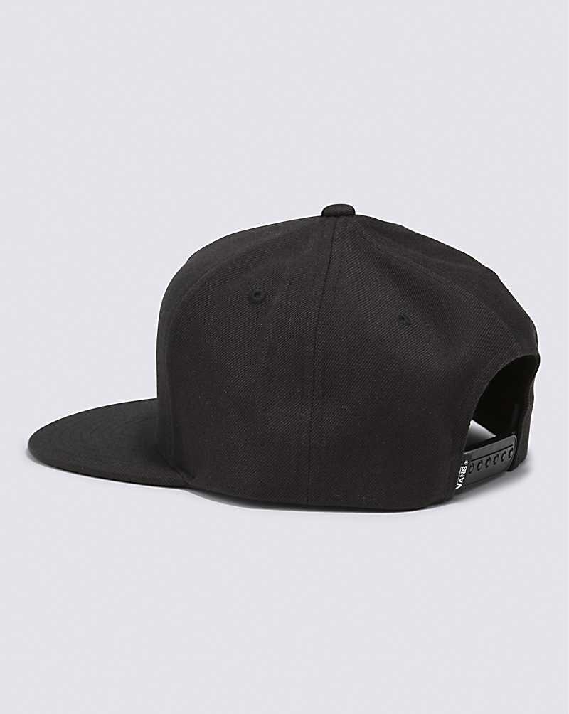 Men's Vans Classic Snapback Hats Black | USA FEW-627109