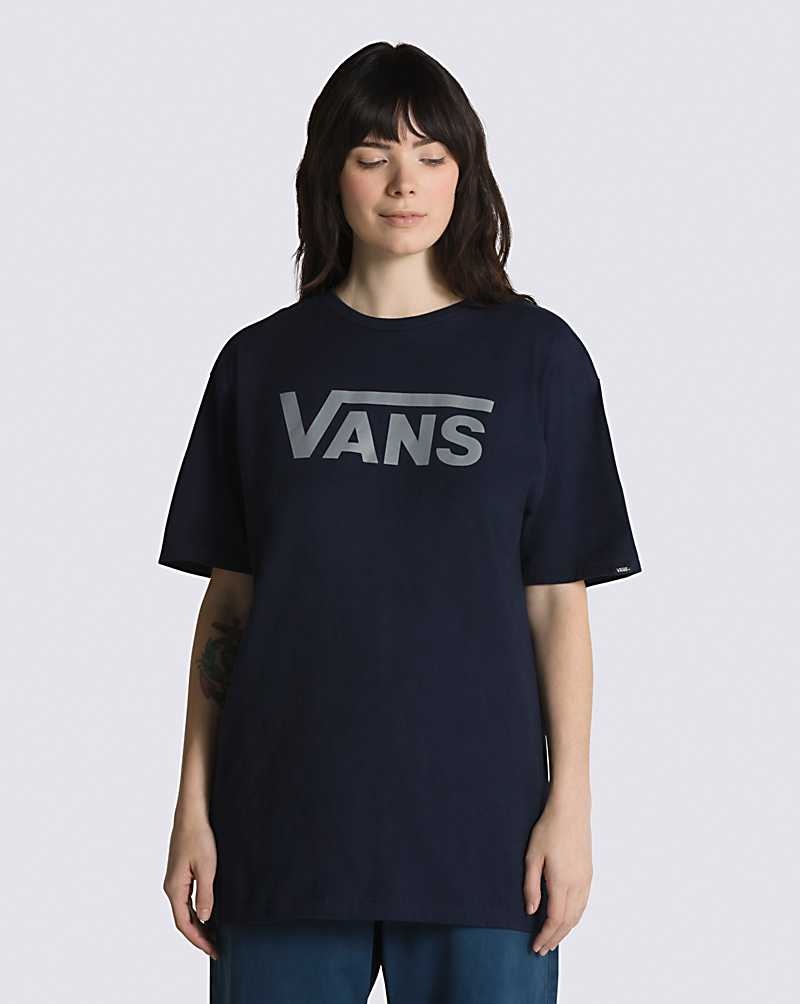 Men's Vans Classic T-Shirt Navy | USA VBY-573486