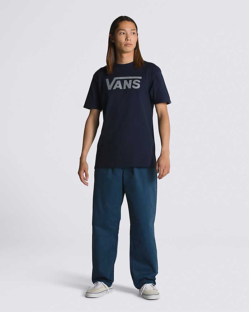 Men's Vans Classic T-Shirt Navy | USA VBY-573486