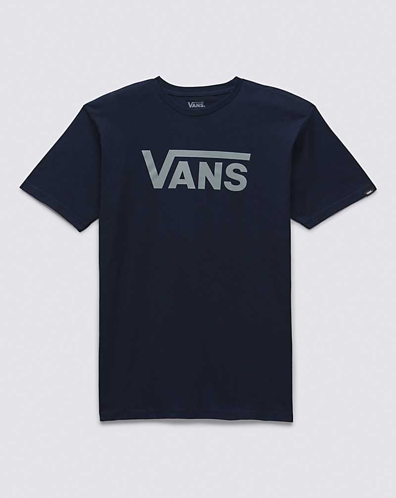 Men's Vans Classic T-Shirt Navy | USA VBY-573486