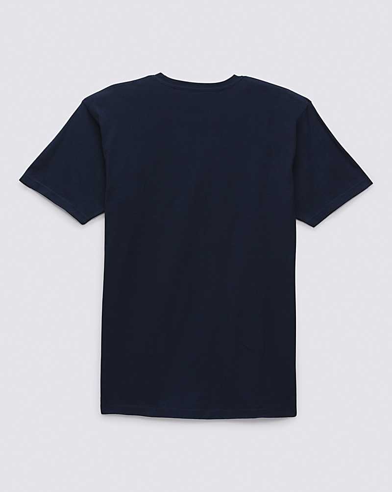 Men's Vans Classic T-Shirt Navy | USA VBY-573486