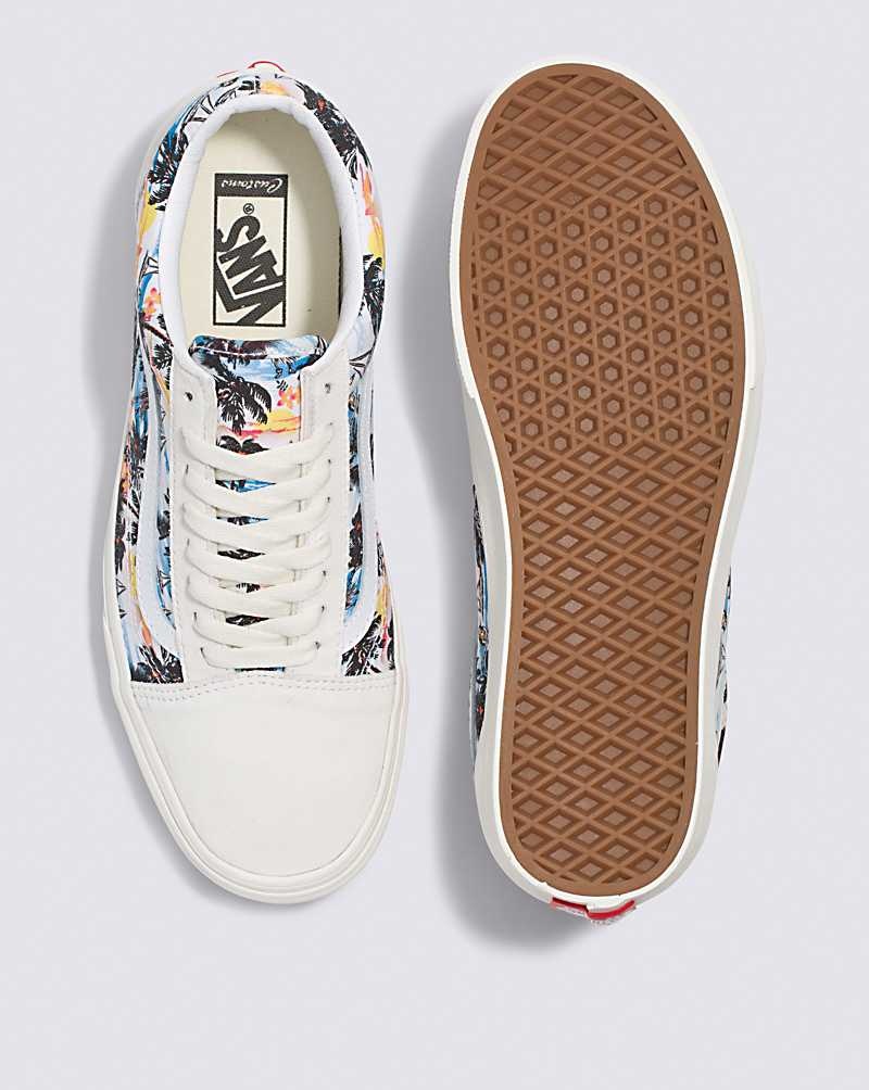 Men's Vans Customs Aloha Old Skool Shoes Multicolor | USA RYW-968374