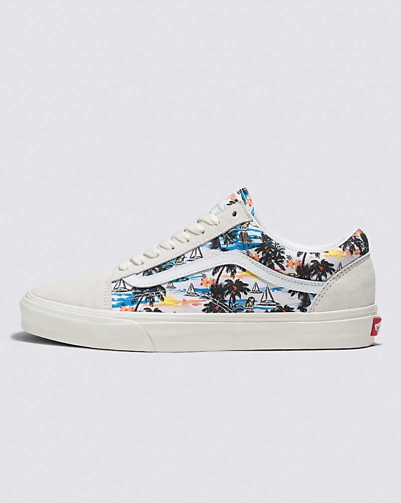 Men\'s Vans Customs Aloha Old Skool Shoes Multicolor | USA RYW-968374