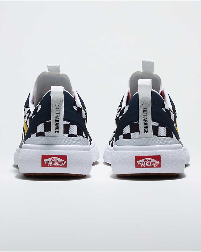 Men's Vans Customs Checkerboard UltraRange EXO Shoes Multicolor | USA SDZ-973265