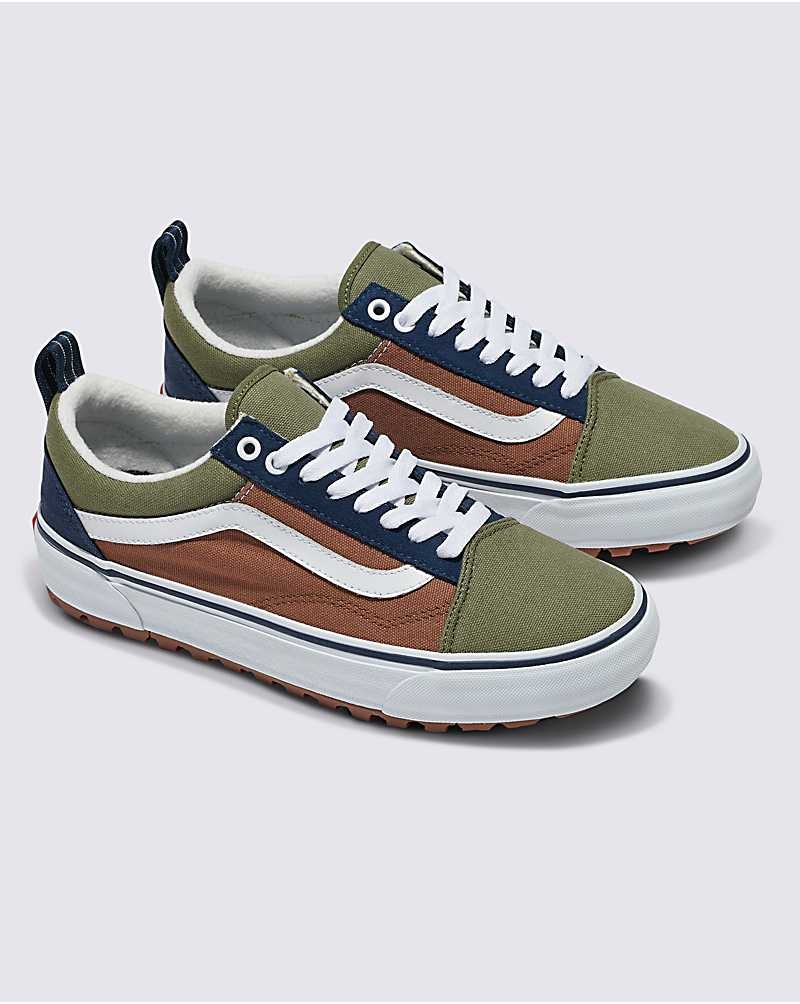 Men's Vans Customs Dachshund Old Skool MTE-1 Shoes Olive | USA HXO-768354