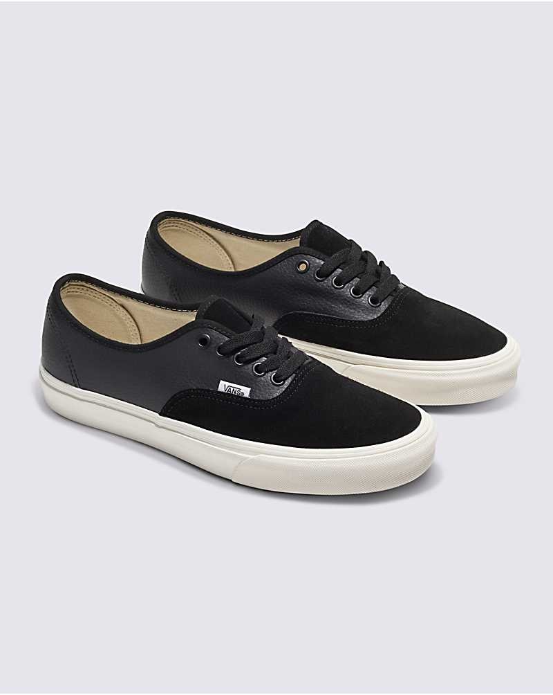 Men's Vans Customs Elevated Authentic Shoes Black | USA JBE-495031