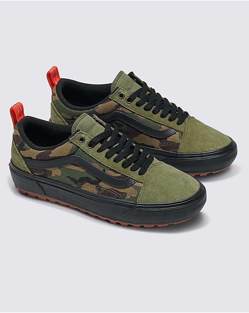 Men's Vans Customs Jungle Old Skool MTE-1 Shoes Olive | USA RTA-713680