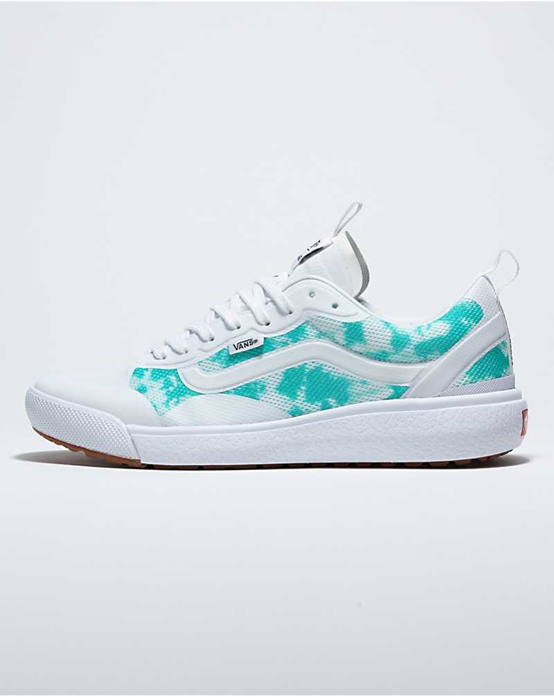 Men\'s Vans Customs UltraRange EXO Shoes Turquoise White | USA NMS-587921