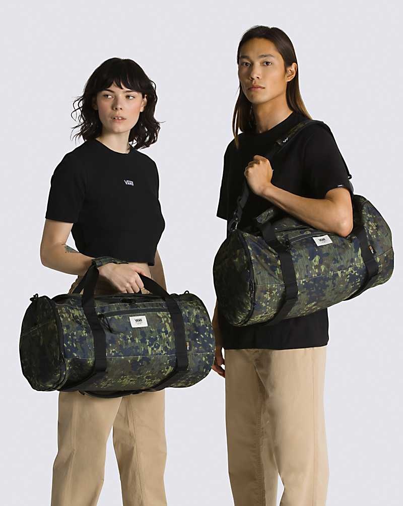 Men's Vans DX Skate Duffle Bags Olive | USA WES-861029