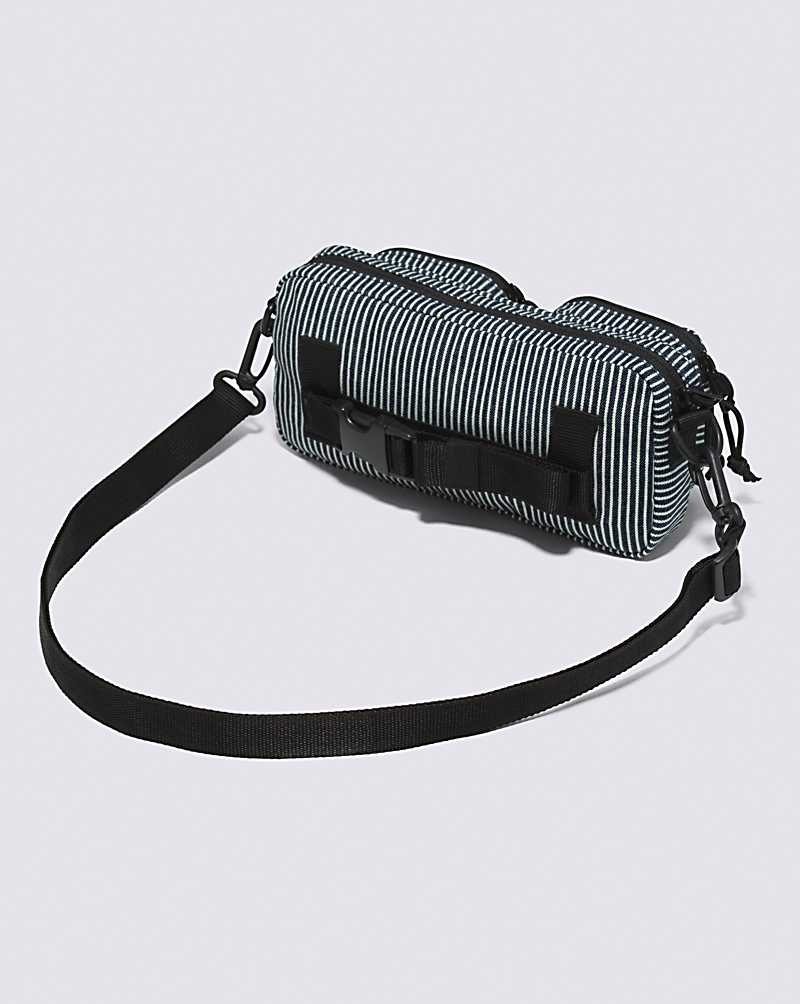 Men's Vans Dusk Downer Waist Bags Indigo | USA LQS-365148