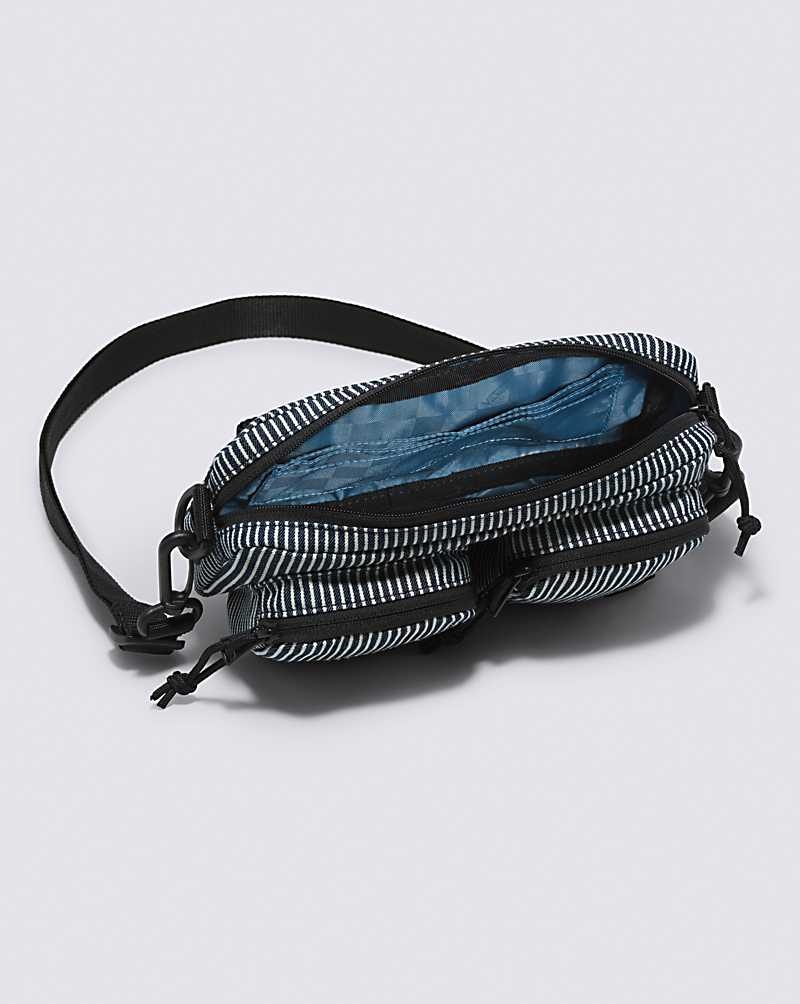 Men's Vans Dusk Downer Waist Bags Indigo | USA LQS-365148