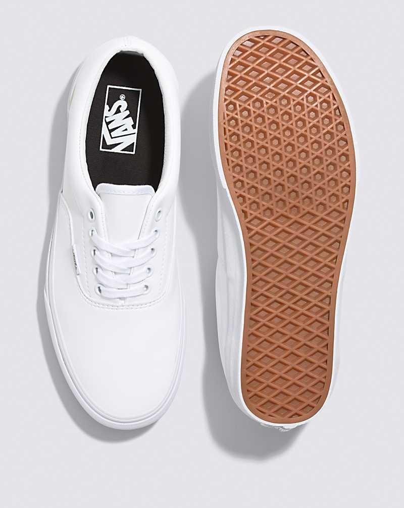 Men's Vans Era Classic Tumble Skate Shoes White | USA QVG-750412