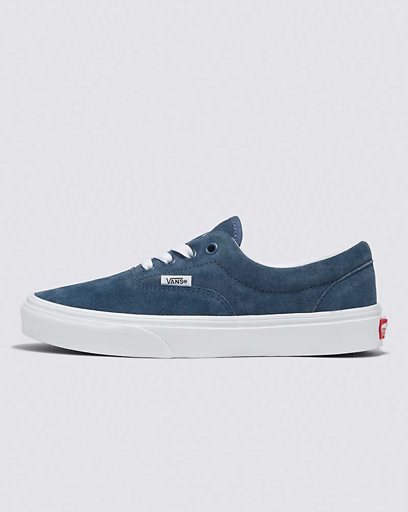 Men\'s Vans Era Pig Suede Skate Shoes Indigo | USA HQZ-261385