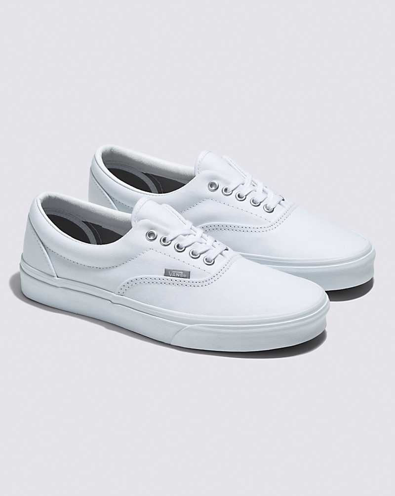 Men's Vans Era Skate Shoes White | USA VCZ-091263