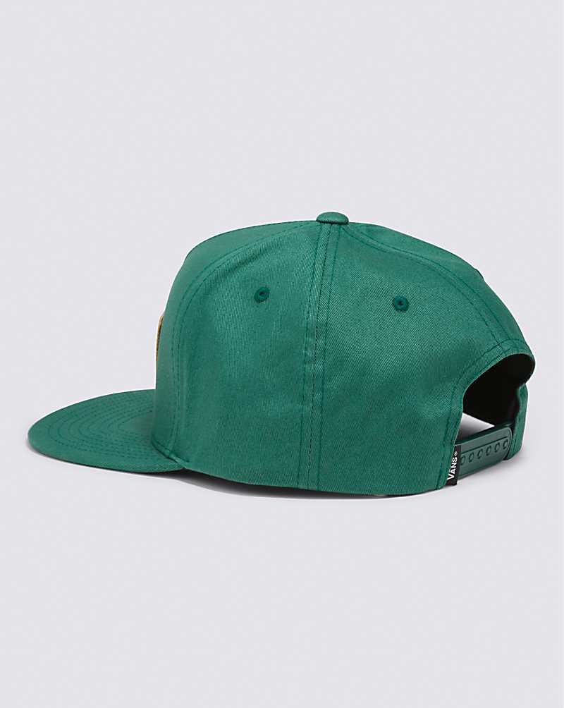 Men's Vans Full Patch Snapback Hats Green | USA EYA-286057