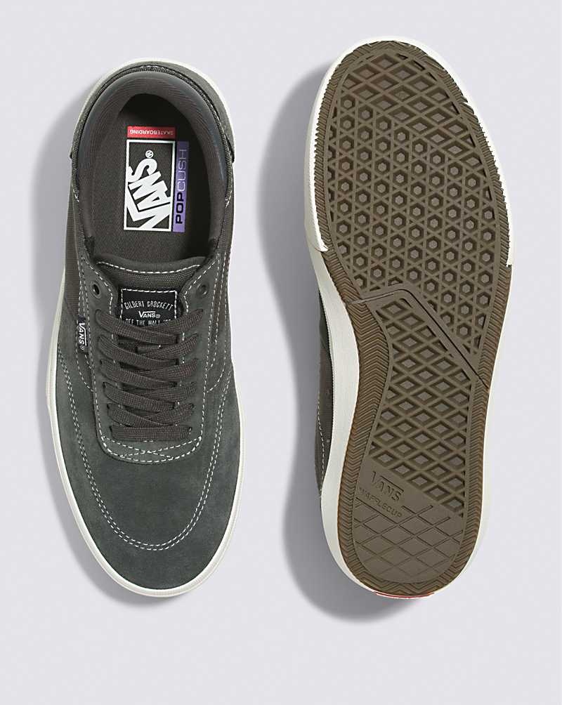 Men's Vans Gilbert Crockett Skate Shoes Grey | USA XMV-124380