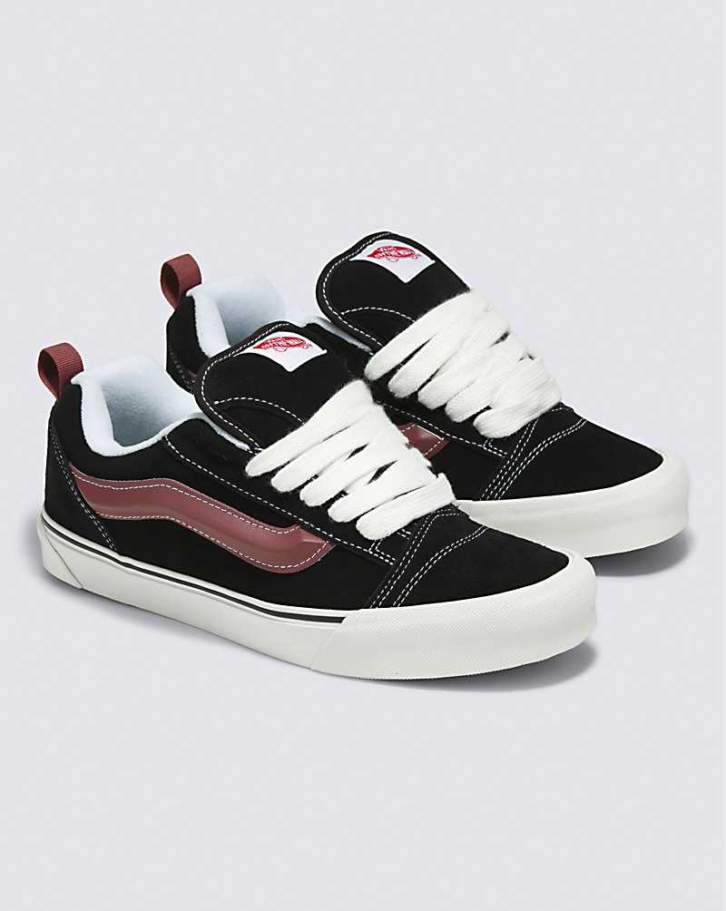 Men's Vans Knu Skool Shoes Black | USA ONJ-583176