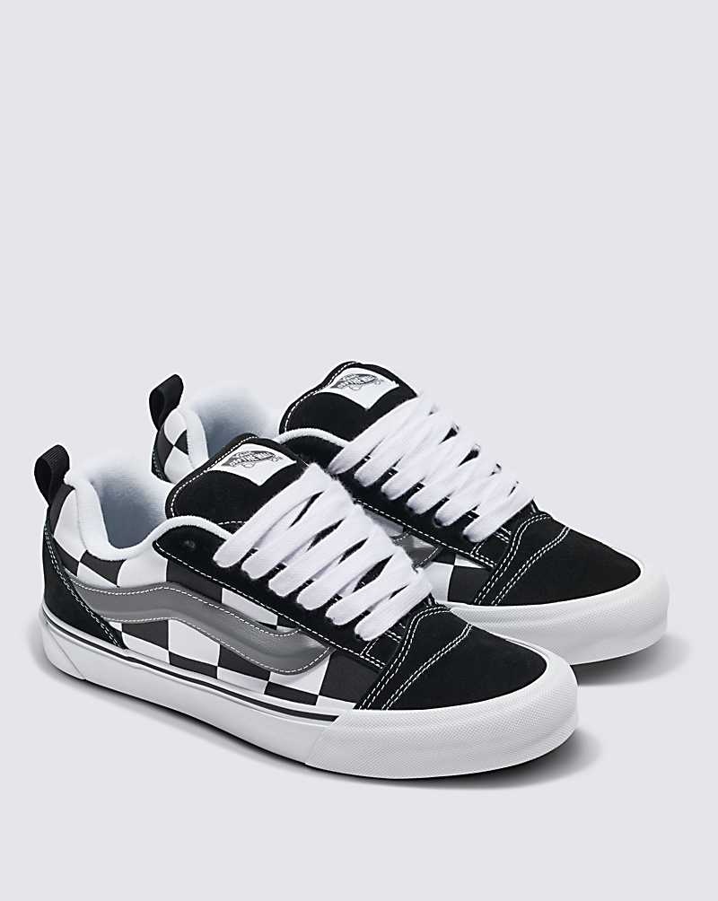 Men's Vans Knu Skool Shoes Black | USA WBO-986243