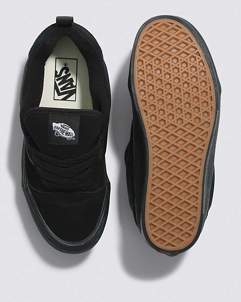 Men's Vans Knu Stack Shoes Black | USA EHA-350842