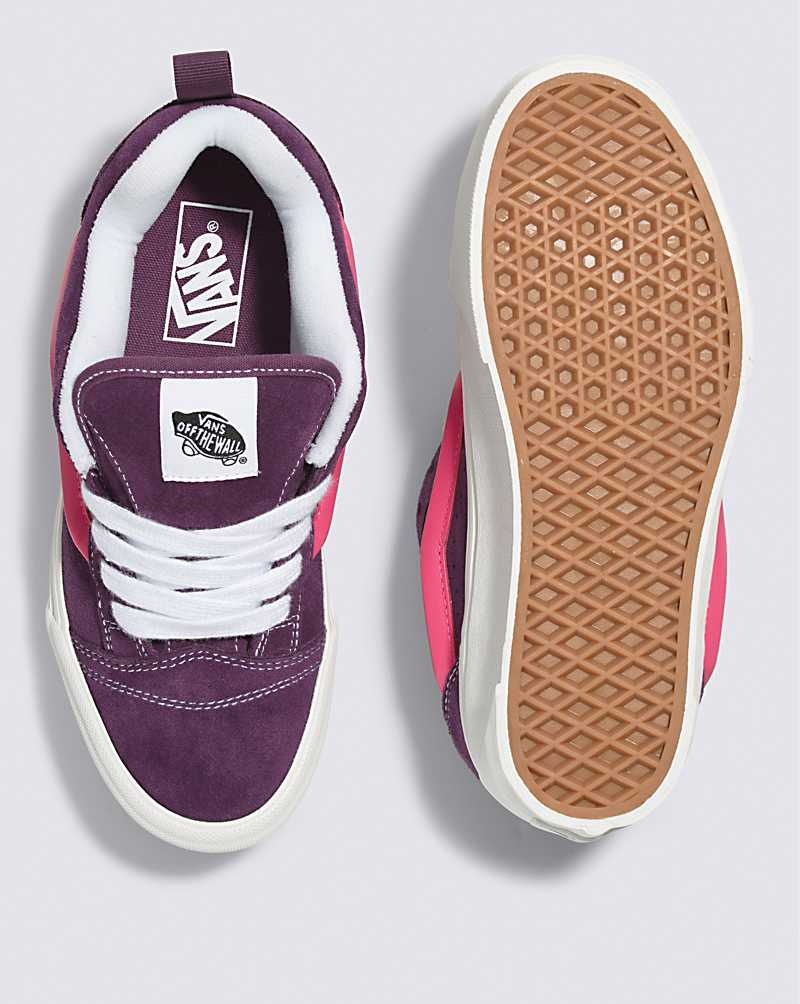 Men's Vans Knu Stack Shoes Purple | USA OAE-527419