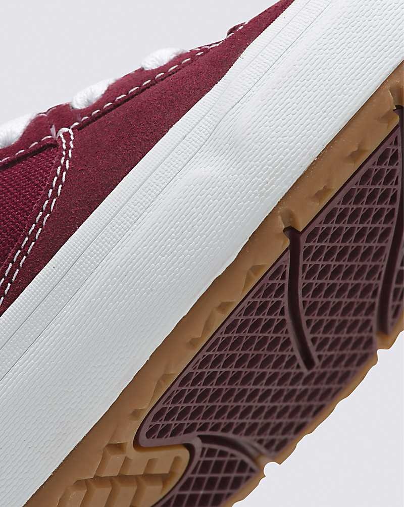 Men's Vans Lizzie Low Skate Shoes Burgundy | USA DQU-340276