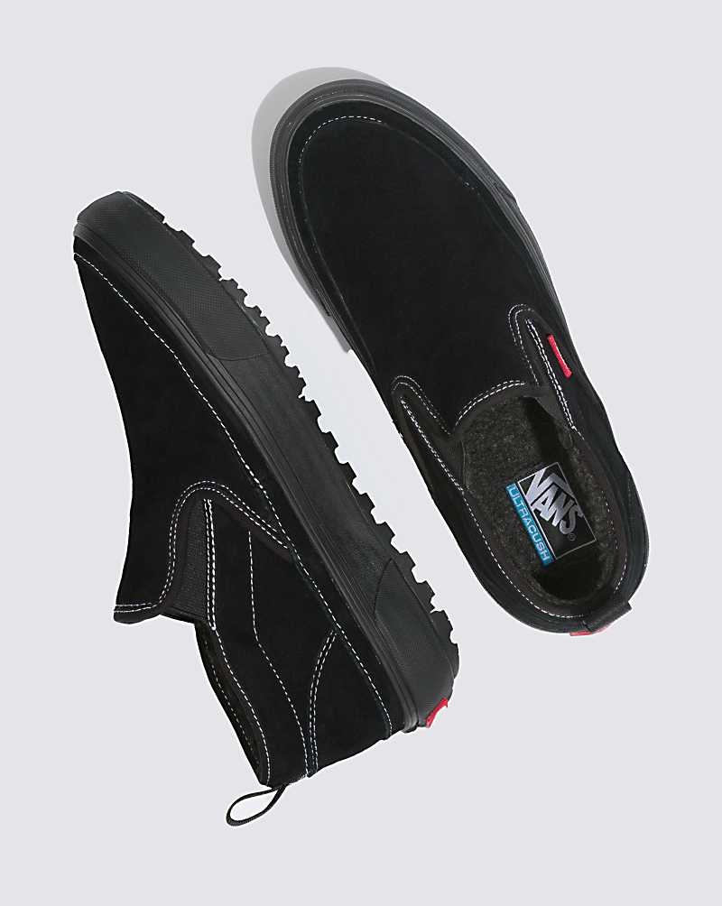 Men's Vans Mid Slip MTE-1 Shoes Black | USA PAB-108934