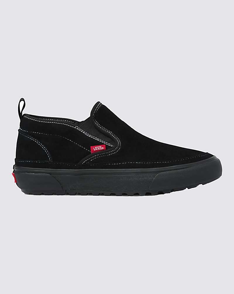 Men's Vans Mid Slip MTE-1 Shoes Black | USA PAB-108934