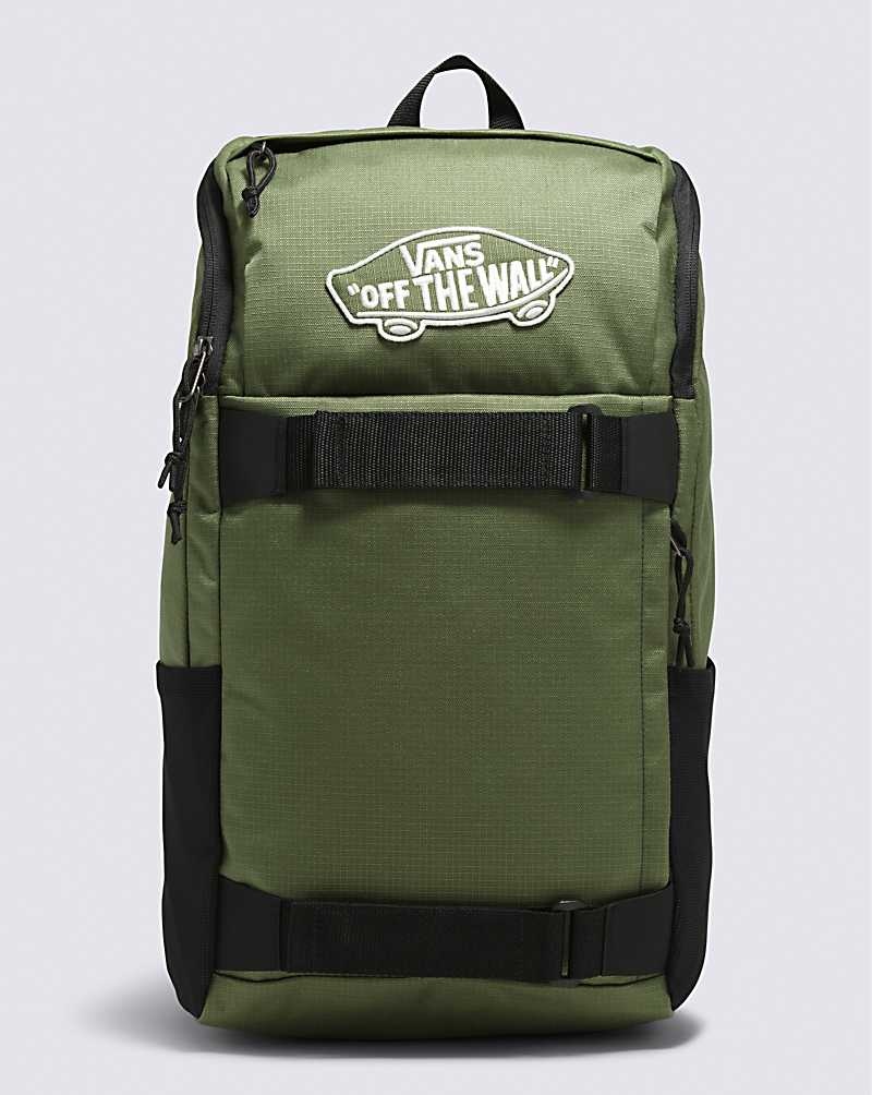 Men\'s Vans Obstacle Skatepack Bags Green | USA AHR-670934