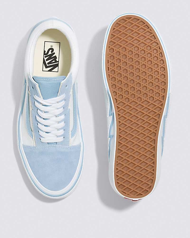 Men's Vans Old Skool Bolt Shoes Blue White | USA WCY-379548