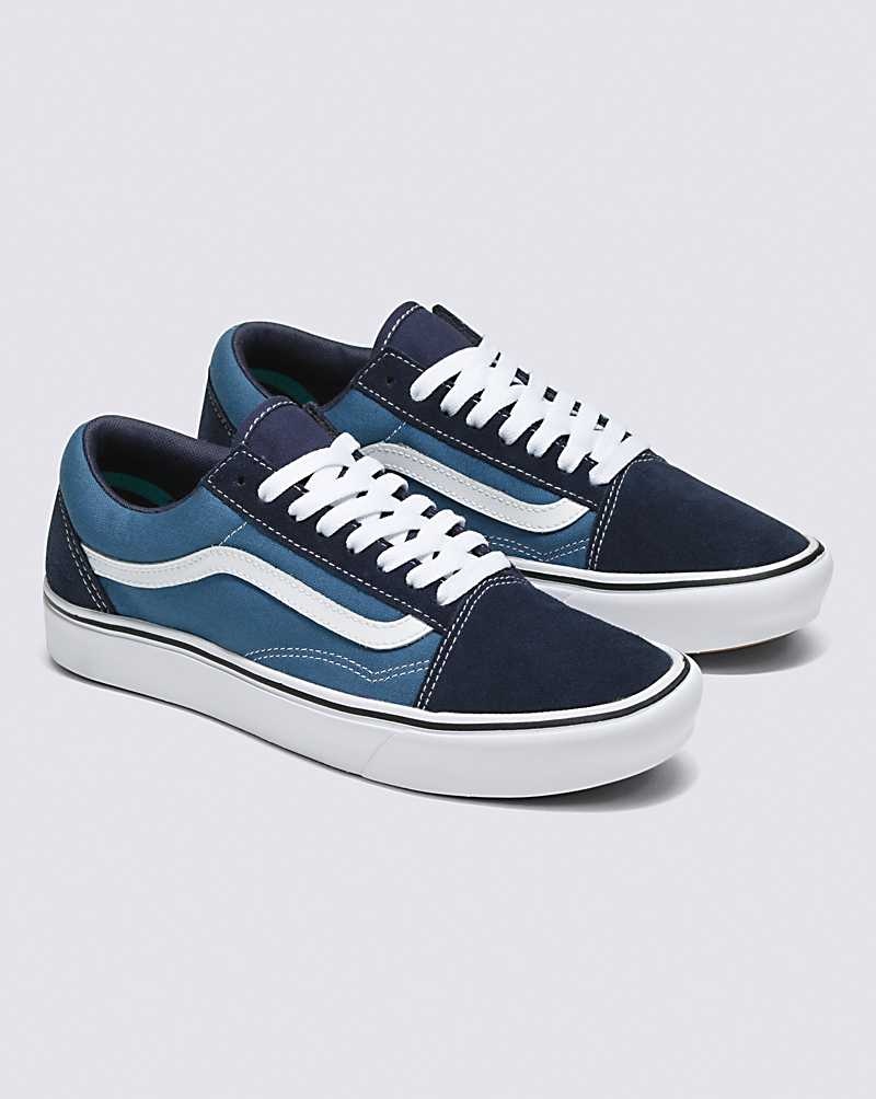 Men's Vans Old Skool ComfyCush Shoes Navy | USA JWH-316095