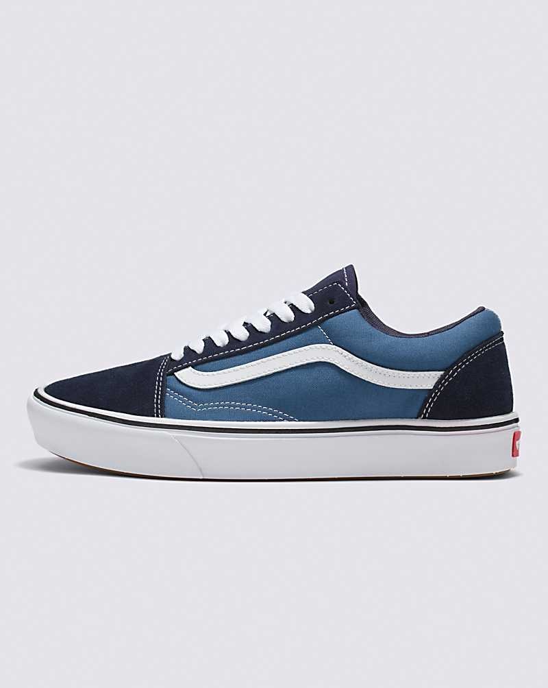 Men\'s Vans Old Skool ComfyCush Shoes Navy | USA JWH-316095