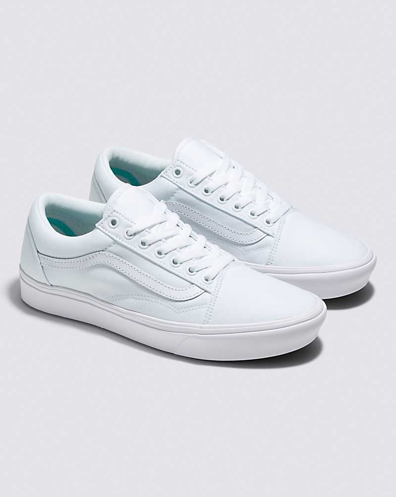 Men's Vans Old Skool ComfyCush Shoes White | USA IVL-147306