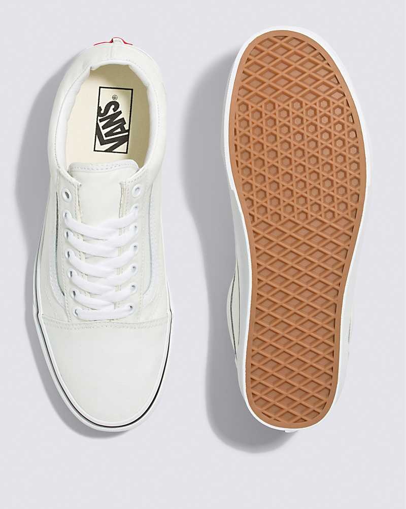 Men's Vans Old Skool Glow Shoes White | USA APR-843769