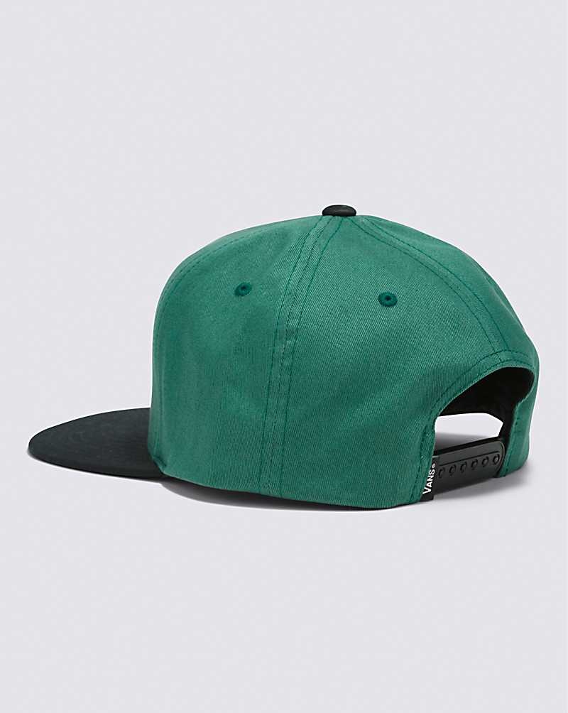 Men's Vans Quoted Snapback Hats Green | USA ELS-375048