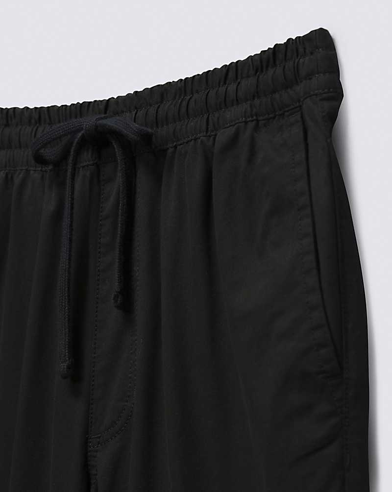 Men's Vans Range Relaxed Elastic Pants Black | USA GMJ-938406