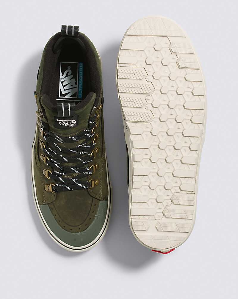 Men's Vans Sk8-Hi DR MTE-2 Shoes Olive | USA BIP-538201