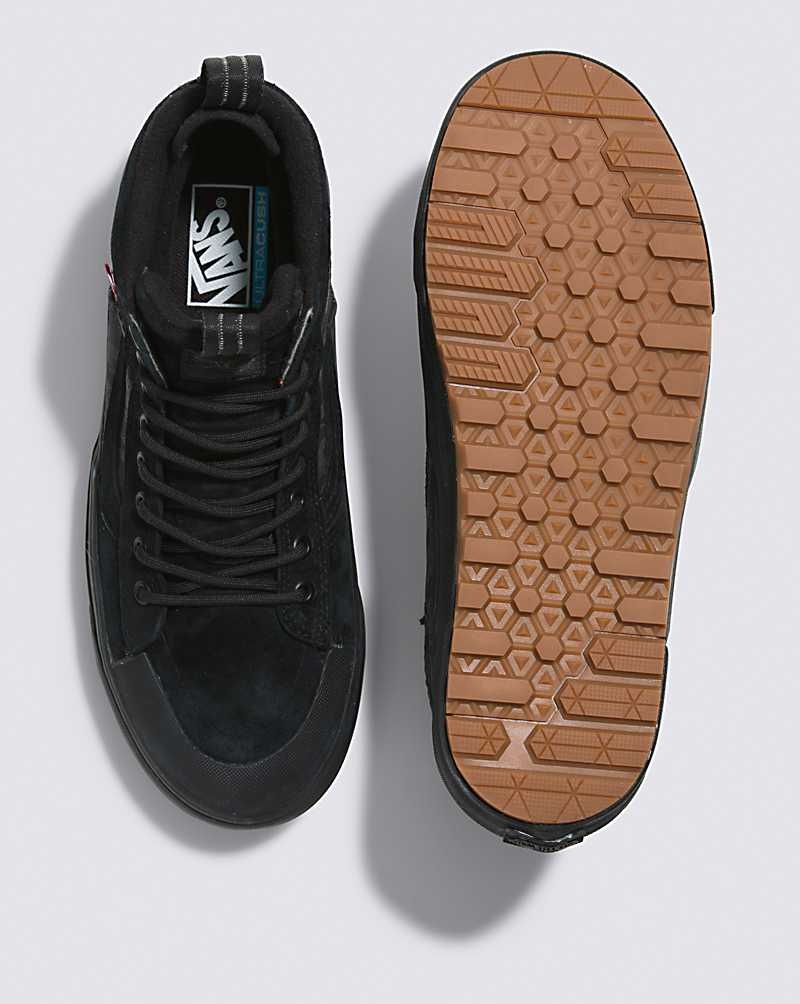 Men's Vans Sk8-Hi MTE-2 Camo Shoes Black | USA OYD-058913